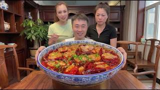 SPICIER THAN EVER? Ultra Creamy Pork Brain | Massive Chili Sauce ASMR Mukbang screenshot 4