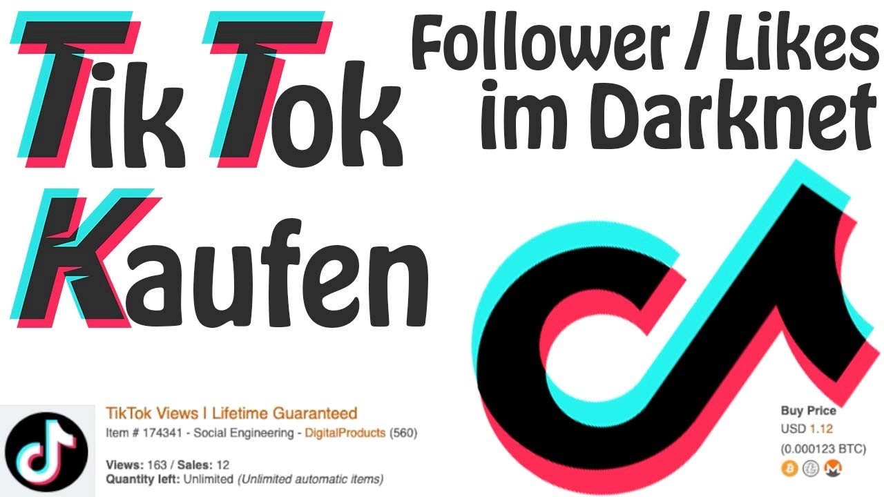 Update New TikTok Follower / Likes im Darknet Kaufen 2020