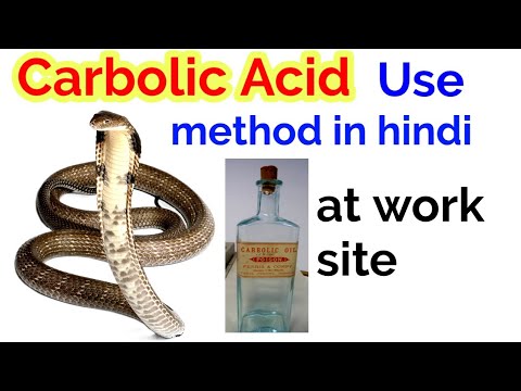 How to use Carbolic Acid for Snake / carbolic acid used method in