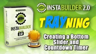 InstaBuilder 2 Training - How To Add A Popup Bar Timer in InstaBuilder 2.0