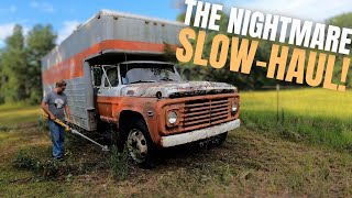 EPIC! Will Abandoned 53 Year Old U-Haul Drive 40 Miles Home After 30 Years?? 1970 Ford F600