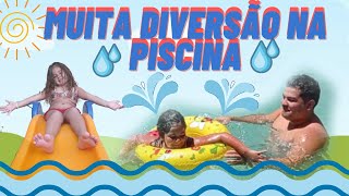 UM DIA DE PISCINA| Brinquei e dei Muitos Mergulhos (Canal da Manuzita)