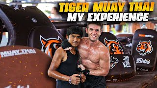 TRAINING AT TIGER MUAY THAI (BEGINNER CLASS FIRST TIMER!) | FITNESS STREET VLOGS