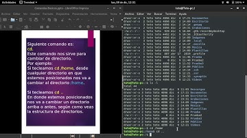 2-Linux comandos cd y pwd Principiantes