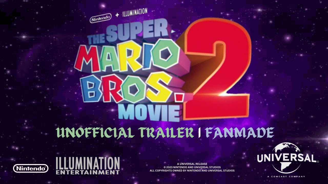 Super Mario Bros. 2 - O Filme (2024) Teaser Logo Fanmade 