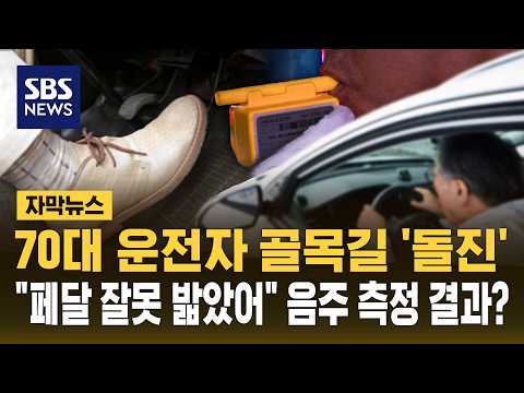 70-year-old driver 'plows' through alleyway.."I hit the wrong pedal," results of sobriety test? (...