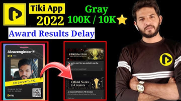 Tiki apps award ceremony | Tiki apps official notice to creator | tiki apps short film results |gray