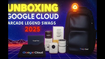 UNBOXING: Google Cloud Arcade LEGEND SWAGS 2025! 📦✨