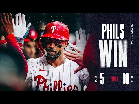 Phillies vs. Mets Game Highlights (5/15/24) | MLB Highlights