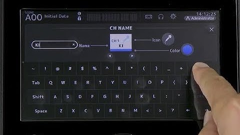 Yamaha TF Series Hints and Tips: #1 Channel Labeling