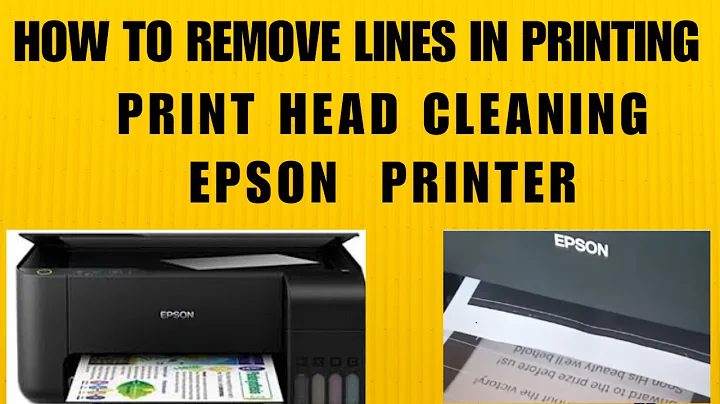HOW TO REMOVE PRINT HEAD CLEANING | SOLVING WHITE LINES ON PRINTOUT | Epson L3110/L3150/3115/3156