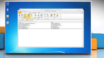 How to export Distribution list to .csv file on Microsoft® Outlook 2010 in Windows® 7