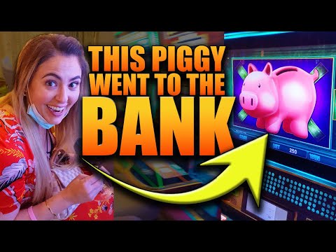 MASSIVE JACKPOT on Piggy Bankin' in the HIGH LIMIT ROOM at WYNN LAS VEGAS!