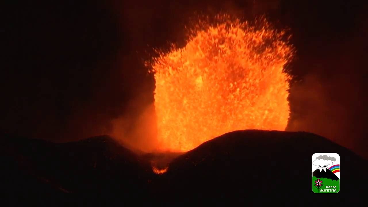 Vulcano Etna Eruzioni Crateri Sommitali Youtube