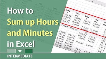 Sum up hours and minutes in Excel by Chris Menard