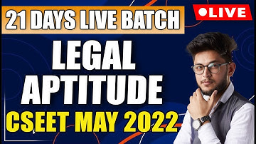 CSEET Legal Reasoning Lecture 2 For CSEET May 2022 Online Classes | 21 Days Live Batch