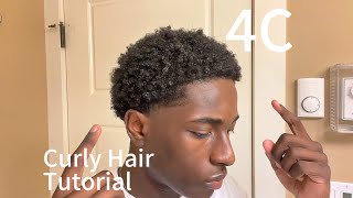 How To Get Curly Hair In 5 Minutes | Type 4 Hair