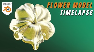 Modeling a Flower in Blender | 3D Printed Jewelry