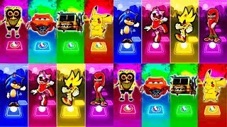 Tiles Hop SPONGE BOB EXE -MCQUEEN EATER -BUS EATER -PIKACHU -Baby Sonic Exe - Amy Exe - Knuckles Exe