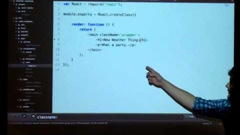 Let’s build an isomorphic app with Node, React, and the Flux architecture! - Neil Duffy