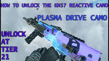 How To UNLOCK The KN 57 Reactive Camo PLASMA DRIVE Black Ops 4