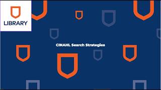 CINAHL Advanced Search Strategies screenshot 2
