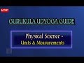 GURUKULAM || Physical Science - Units & Measurements (Mains) || LIVE SESSION With B. Vijay Kumar