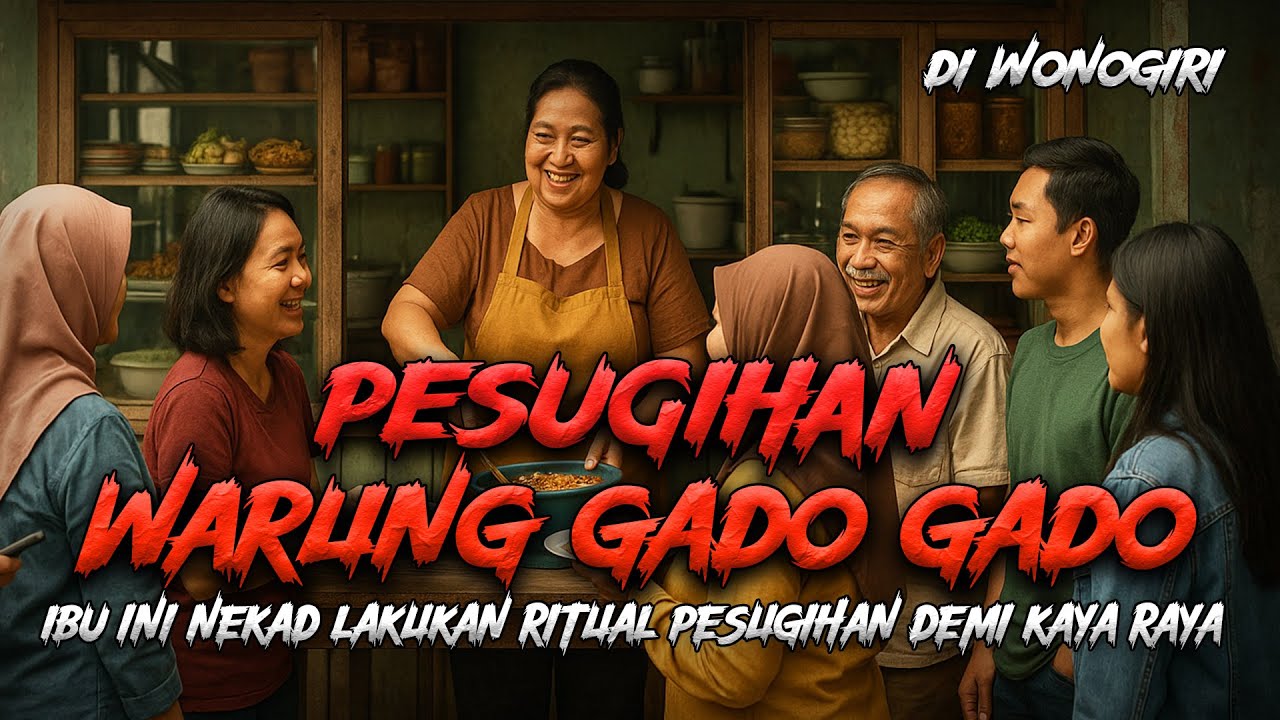 Kisah Nyata! Pesugihan Warung Gado Gado , Ibu Ini Nekad Lakoni Ritual Pesugihan Demi Kaya Raya!
