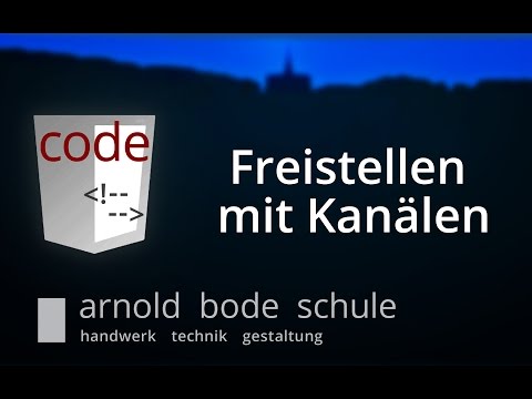 Freistellen mit Kanälen in Photoshop