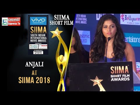 anjali-performance-in-1st-time-at-siima-2018-||-pre--event-||-chennai-express