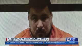 Second attempt for mistrial is denied