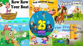Non Stop Nursery Rhymes For Kids | Most popular 25 Songs For Children | Music and Songs for Babies
