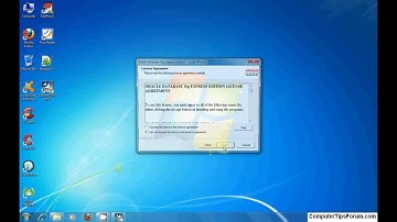 How install Oracle 10g database for Windows-7