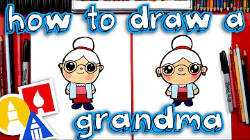 How To Draw A Cartoon Grandma