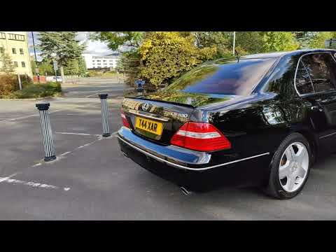 Lexus LS430 exhaust, resonators delete factory mufflers - YouTube