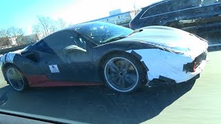 The brand new ferrari dino 488 v6 hybrid 2019 barely disguise
prototype caught in a district of stuttgart (germany). this video is
part 2. 1: https://yo...