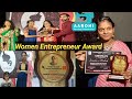 Sireesha director of aarohi sewing enterprises received women entrepreneur award by narisena  wwso