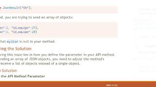 How to Send an Array JSON to a Web API Controller in C#