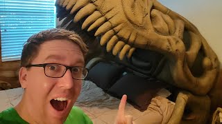 I Visited a Dinosaur Themed AirBnB and It was Insane! The Whole House Was Themed!
