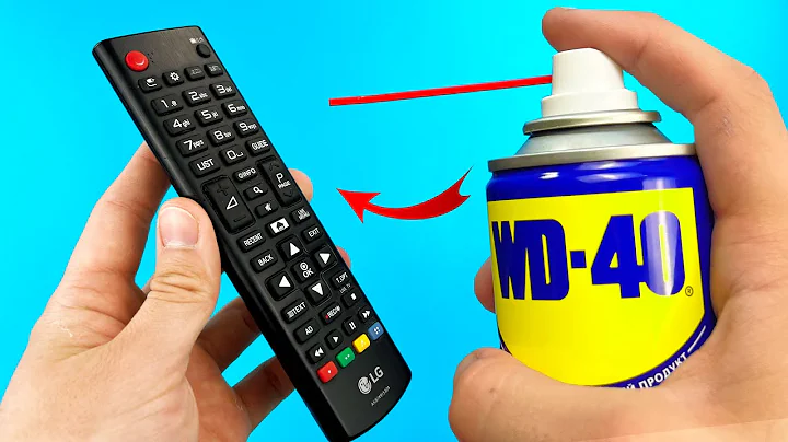 Take regular WD-40 and repair all remote controls in 1 minute!