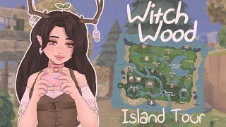 ♡ WITCH WOOD island tour ♡ animal crossing: new horizons ♡