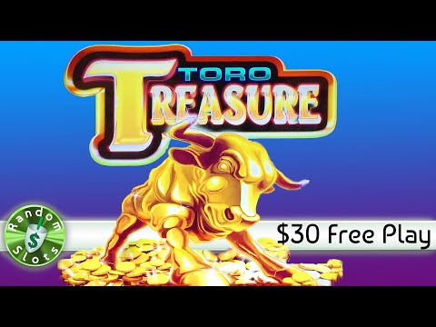 Toro Treasure slot machine bonus on $30 Free Play