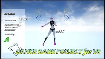 Dance Game project for Unreal Engine, create your own DDR style games and minigames easily
