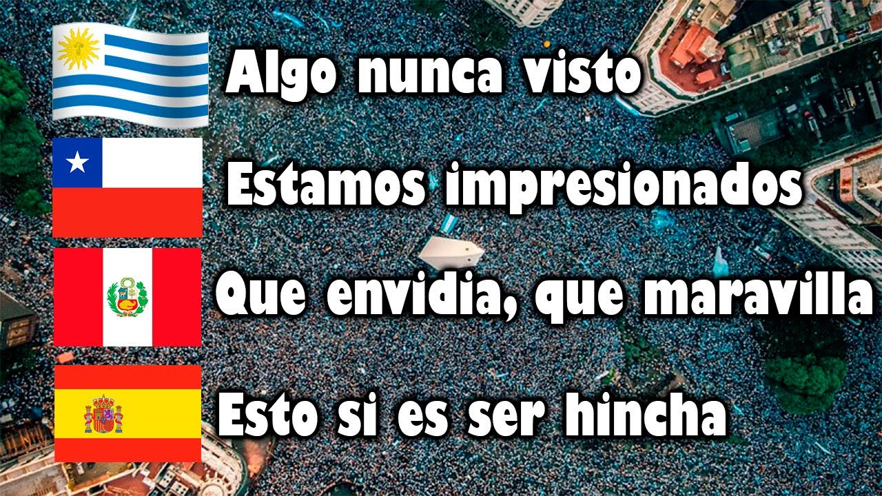 El mundo reacciona a 5 millones de Argentinos celebrando el mundial