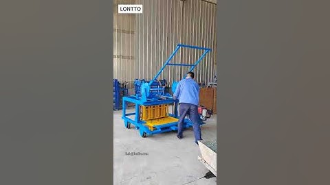 QCM4 30 diesel concrete block making machine