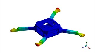 Modal Analysis of Quadcopter Frame in Ansys Workbench