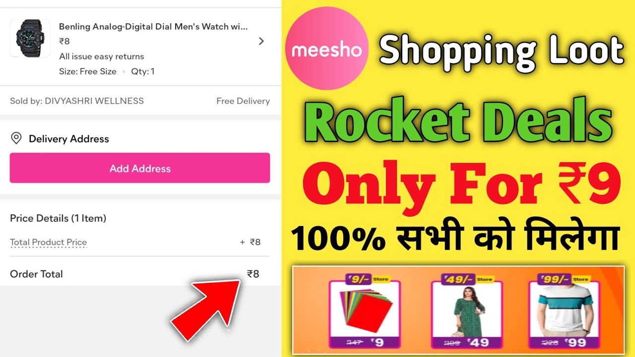 Meesho 9 Shopping Loot Today Meesho Rocket Deals Offers Online meesho-9-shopping-loot-today-meesho-rocket-deals-offers-online