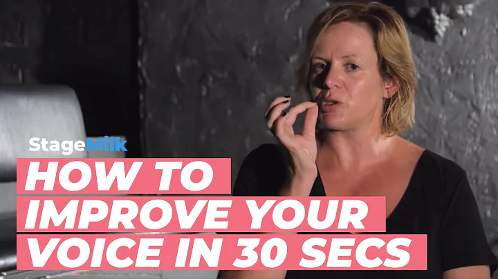 How to Improve Your Voice in 30 Seconds