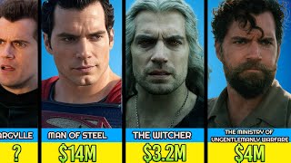 💰 Henry Cavill Salary Per Movie (Paycheck for Every Movie)