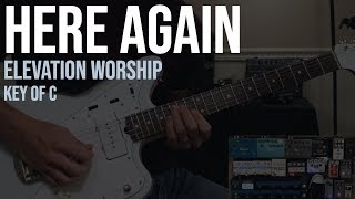 here again | key of c (one step down) | lead guitar